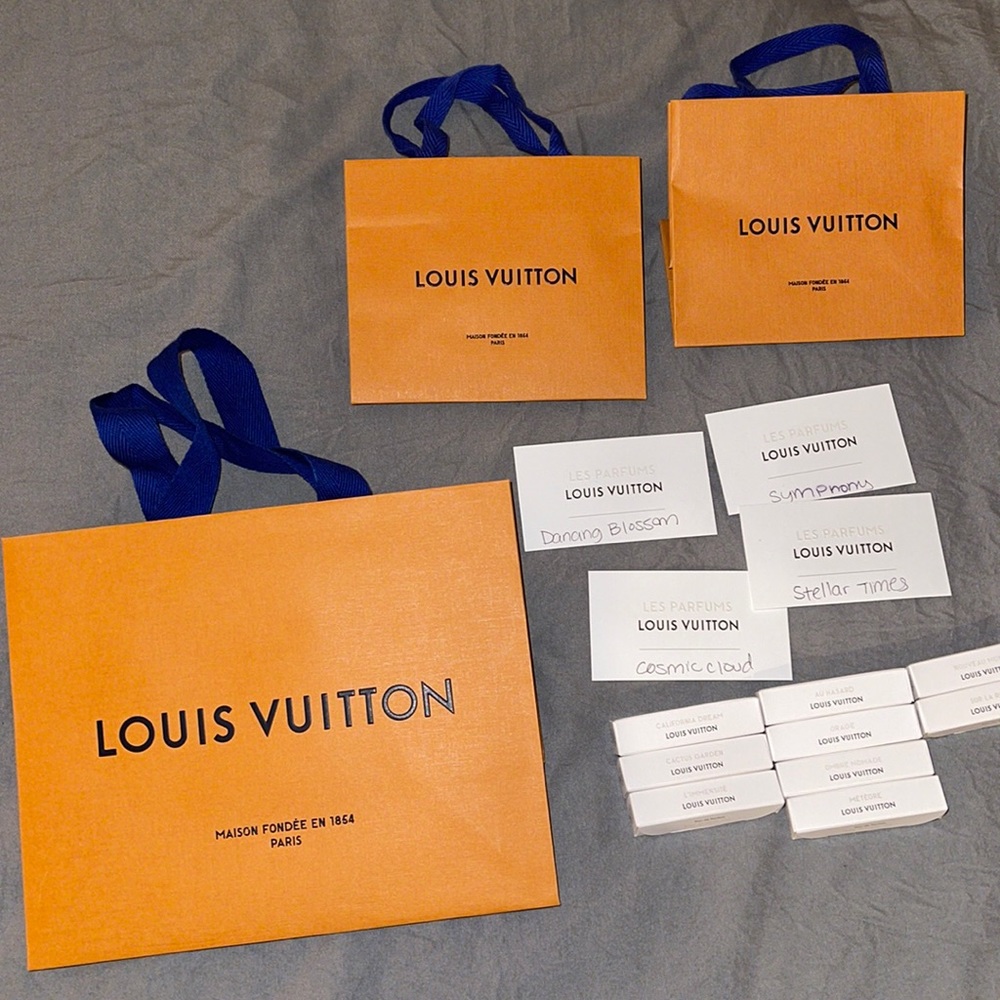 Louis Vuitton Shopping Bag and Cologne/Perfume Set!!!